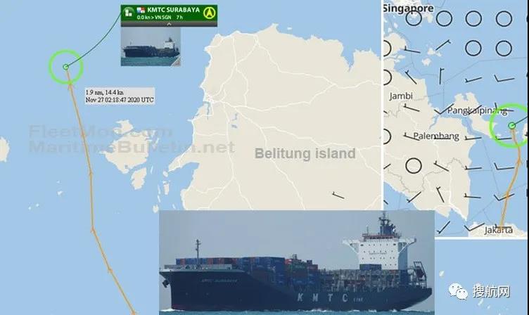 三起事故丨馬士基一船舶至少27個(gè)柜子落水曾掛中國(guó)港口；赫伯羅特超大型箱船運(yùn)河擱淺；高麗海運(yùn)一箱船擱淺