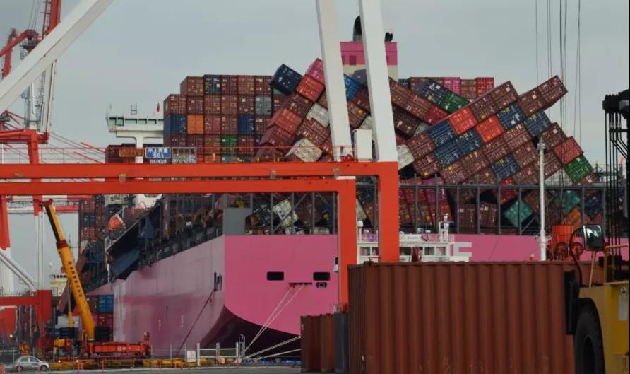 后續(xù)丨三艘集裝箱船超2800個(gè)箱子落水，馬士基這艘將掛靠洛杉磯，這兩艘本月將重新起航！