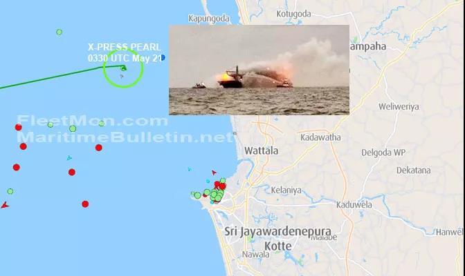 突發(fā)！一艘載有1486個(gè)集裝箱的貨船著火！船上載有危險(xiǎn)品