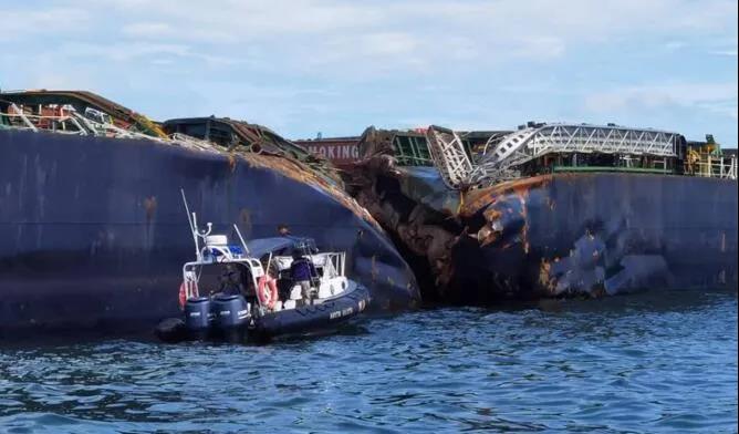 一艘滿載中國貨物的集裝箱船發(fā)生碰撞，曾掛靠上海/寧波/深圳，貨主注意！