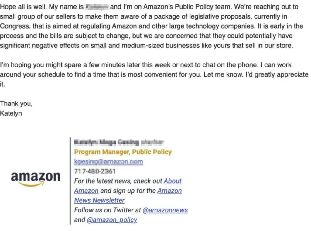 被反壟斷壓垮？亞馬遜竟發(fā)郵件向賣家“求救”，就問(wèn)你挺TA嗎？